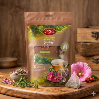 دمنوش گل ختمی سحرخیز